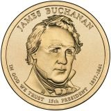 James Buchanan Presidential Dollar – Image from US Mint