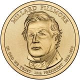 Millard Fillmore Presidential Dollar – Image from US Mint