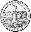 Gettysburg National Military Park Quarter – Image from US Mint