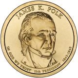 James K. Polk Presidential Dollar – Image from US Mint